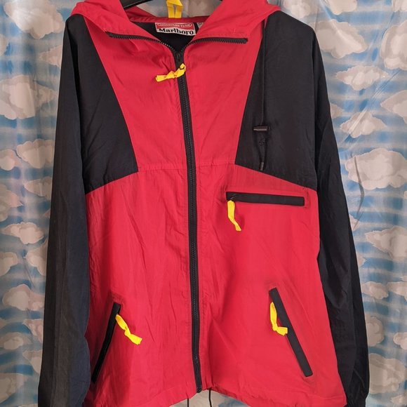 Vintage Marlboro Adventure Team windbreaker Size L - Picture 1 of 6